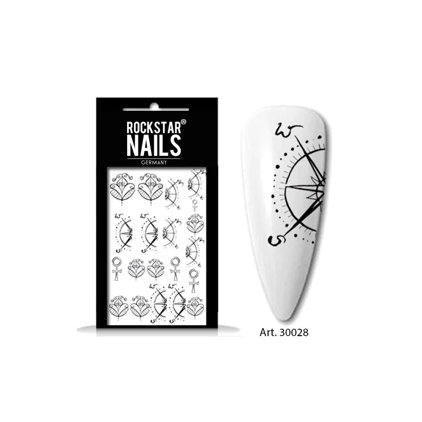 Nail Art Tattoo 30028