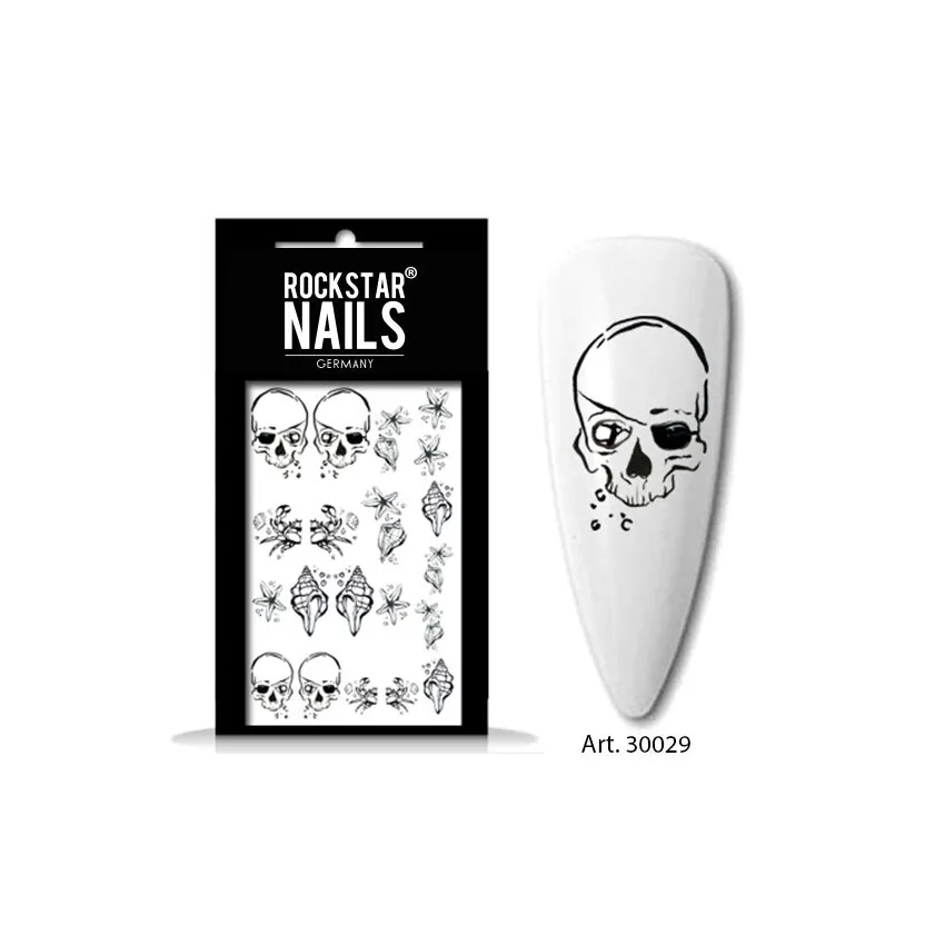 Nail Art Tattoo 30029