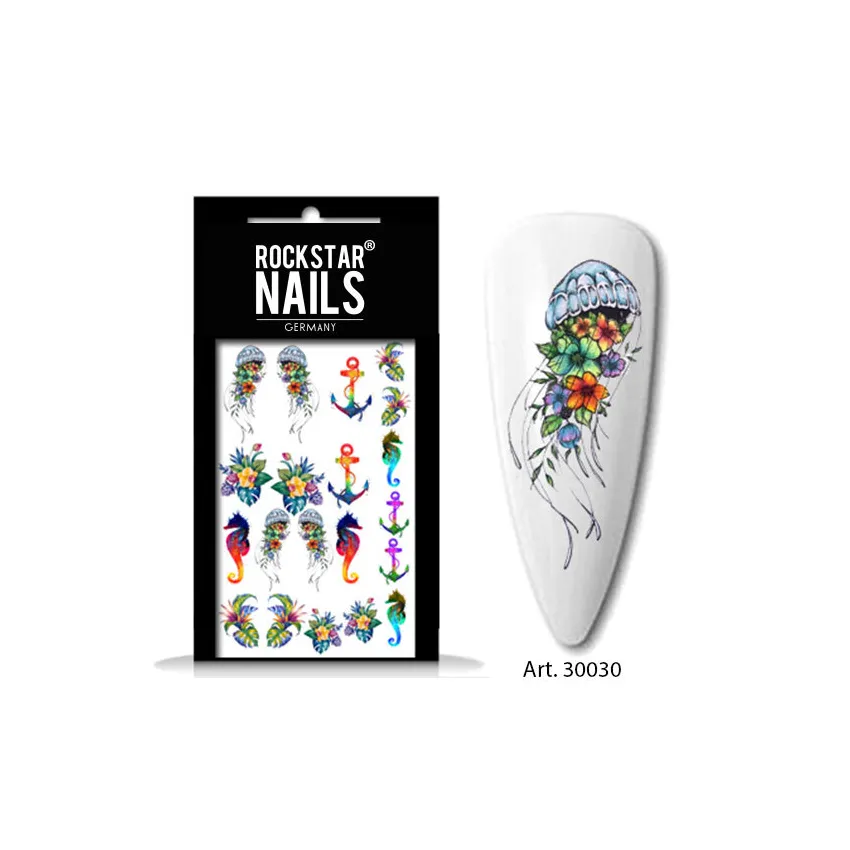 Nail Art Tattoo 30030