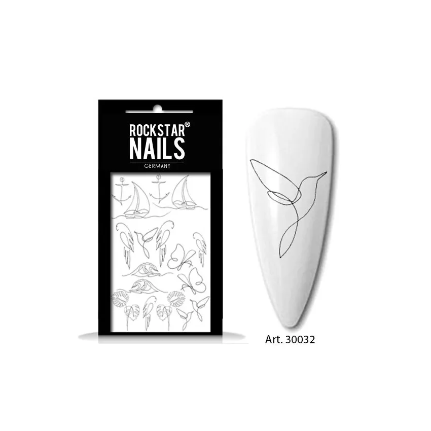 Nail Art Tattoo 30032