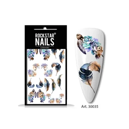 Nail Art Tattoo 30035