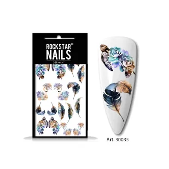 Nail Art Tattoo 30035