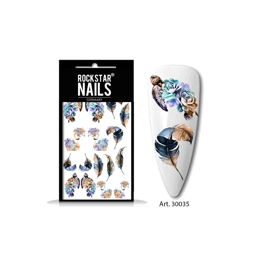 Nail Art Tattoo 30035