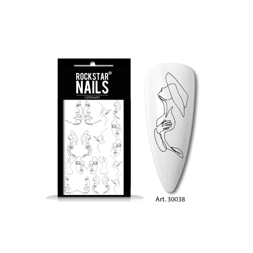 Nail Art Tattoo 30038