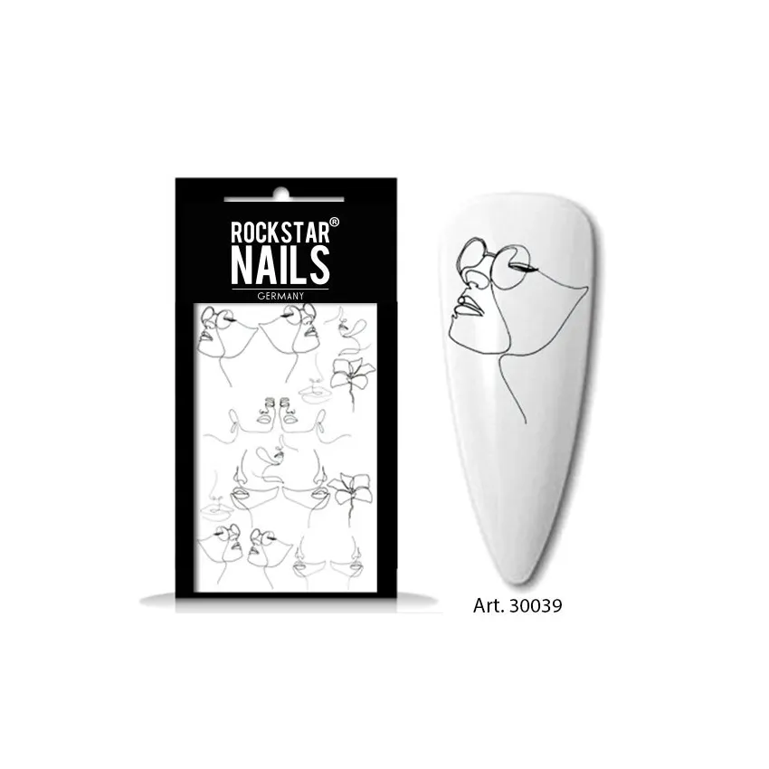 Nail Art Tattoo 30039