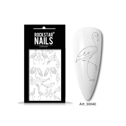 Nail Art Tattoo 30040