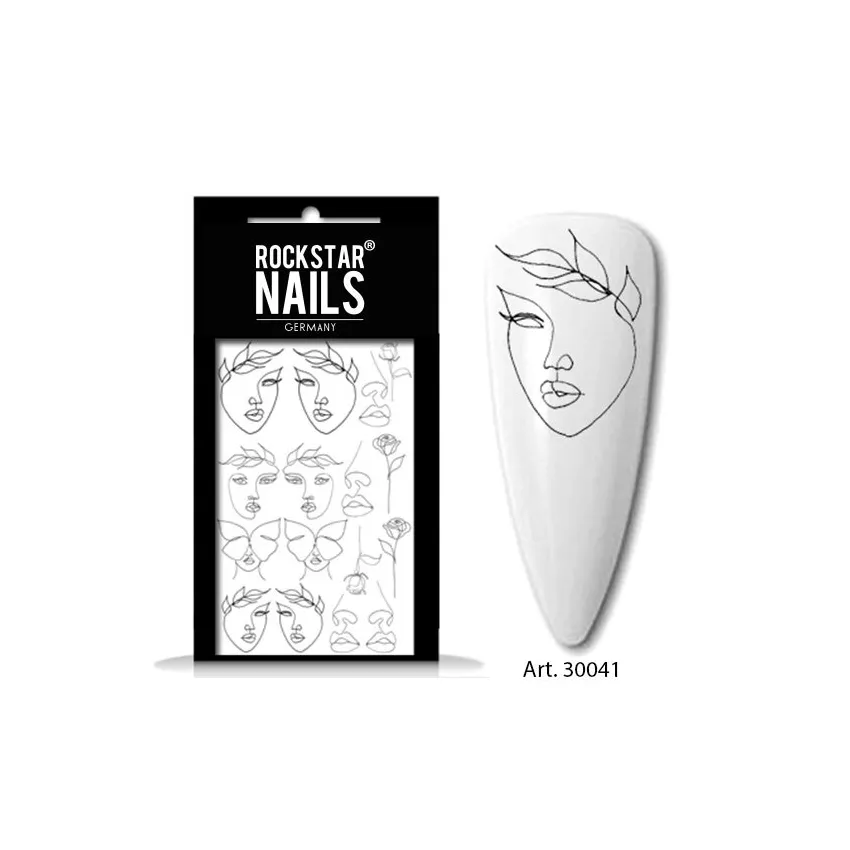 Nail Art Tattoo 30041