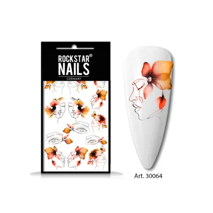 Nail Art Tattoo 30064