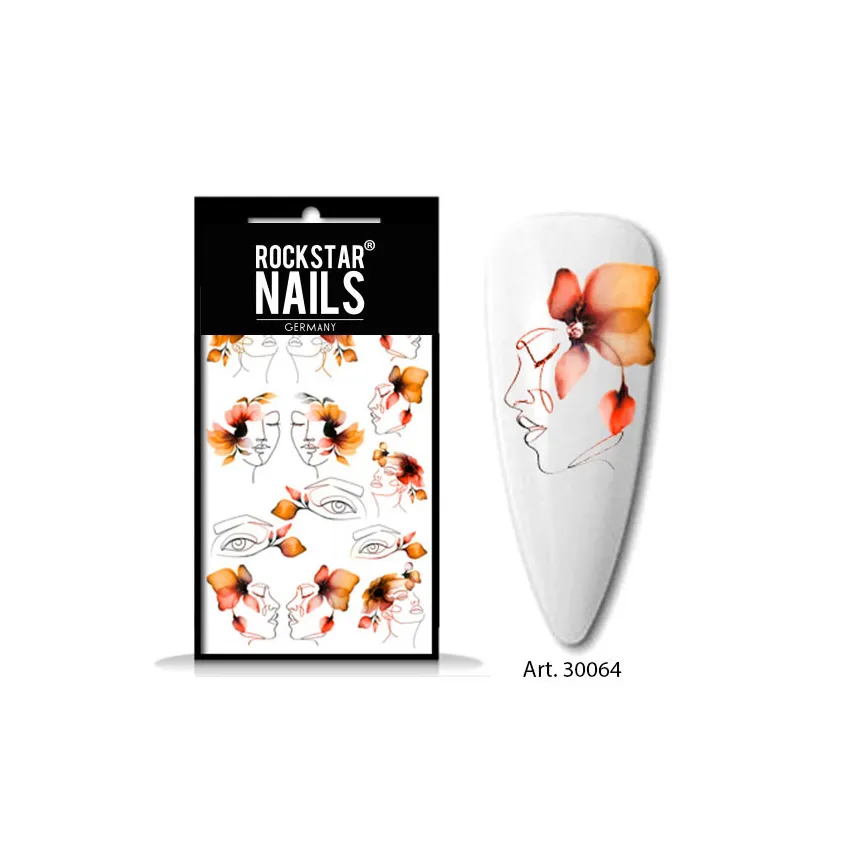 Nail Art Tattoo 30064