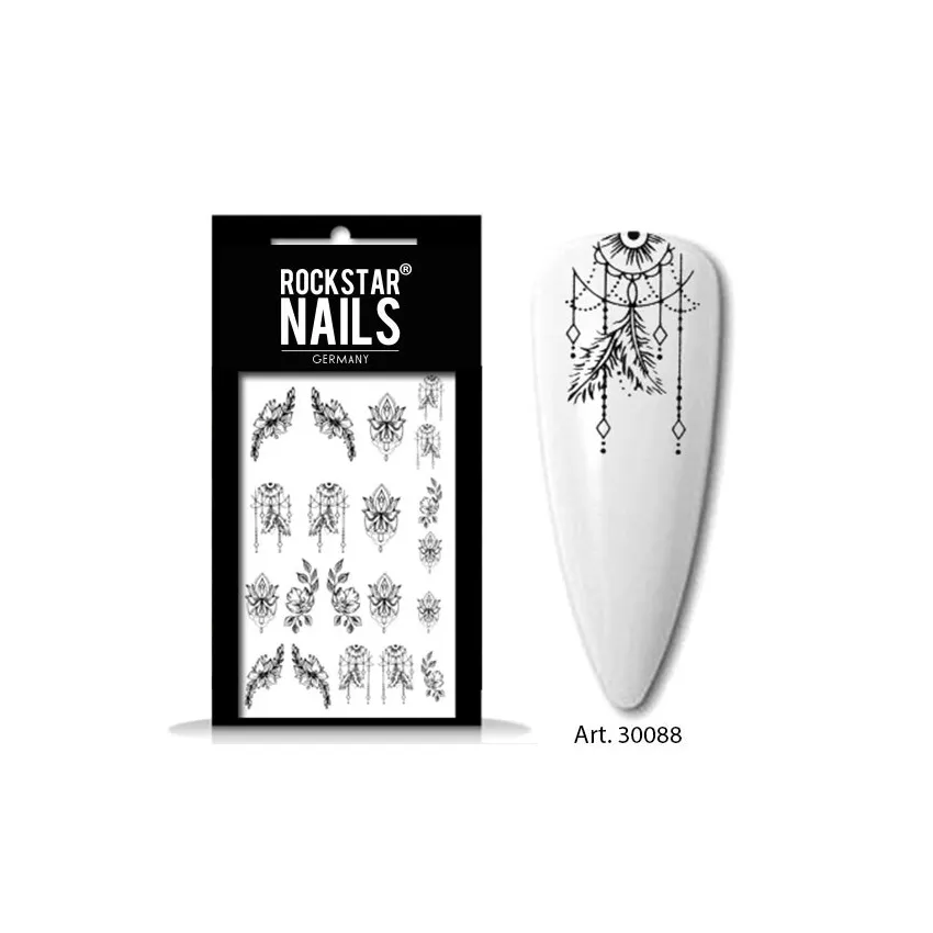 Nail Art Tattoo 30088