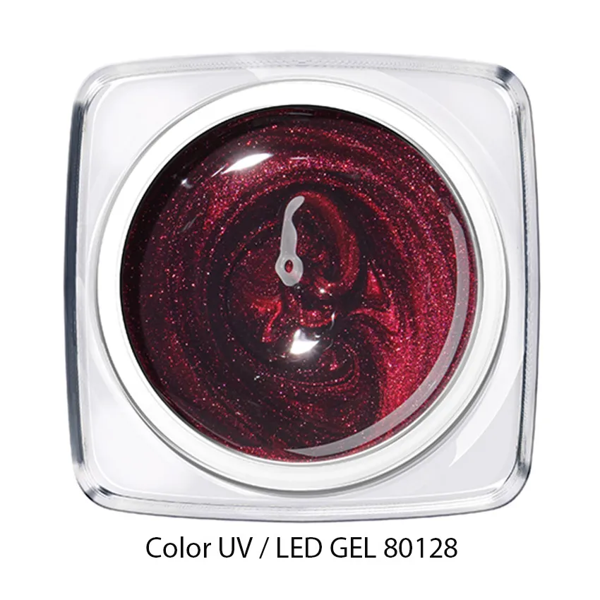 Color Gel glimmer blut rot 80128