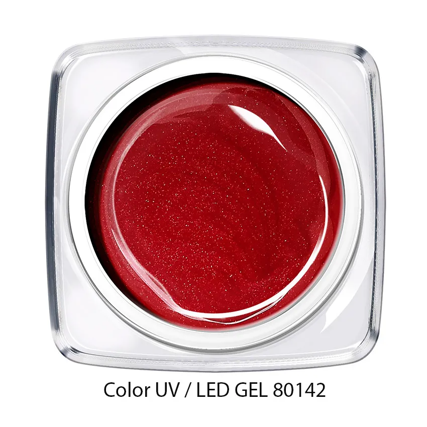 Color Gel glimmer kuss rot 80142