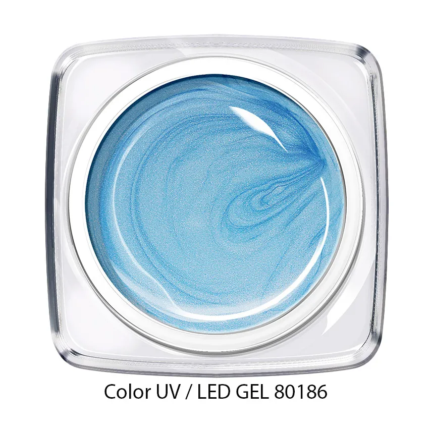 Color Gel Metallic Himmel Blau 80186