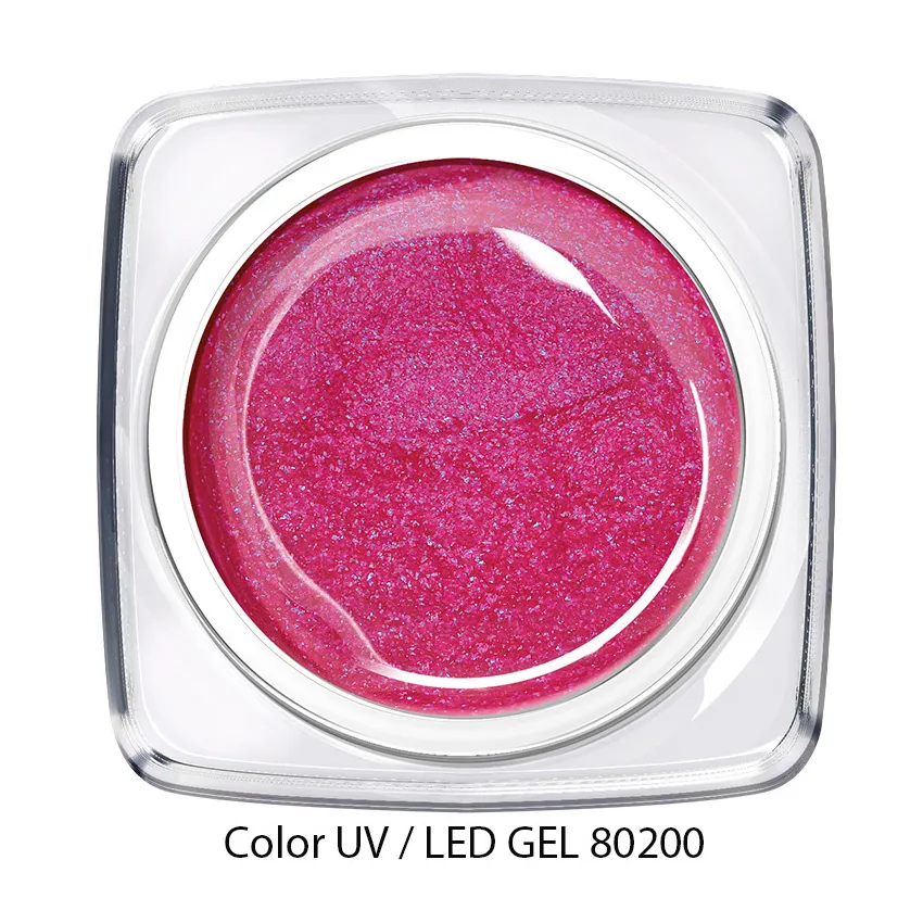 Color Gel - dunkles glimmer pink 80200