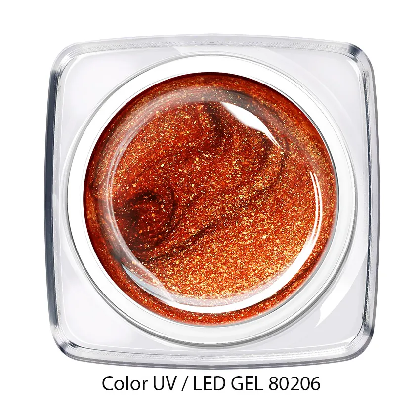 Color Gel - glitter orange 80206