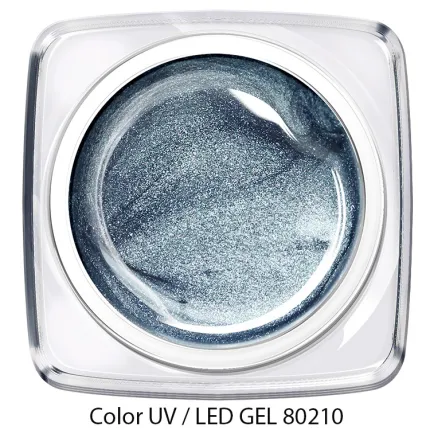 Color Gel - glimmer blau silber 80210