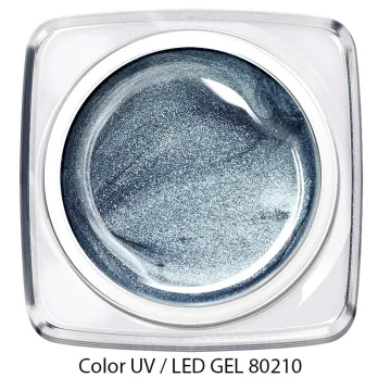 Color Gel - glimmer blau silber 80210