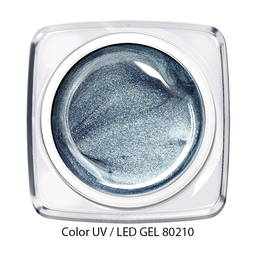 Color Gel - glimmer blau silber 80210