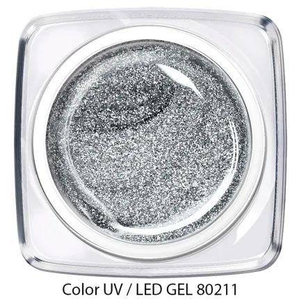 Color Gel - silber glitzer party 80211