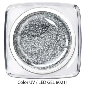 Color Gel - silber glitzer party 80211