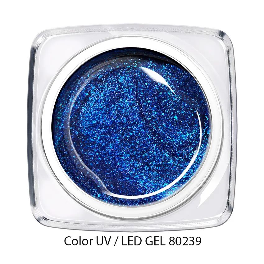 Color Gel Glimmer Blau 80239