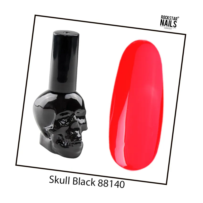 SKULL BLACK - Helles Ferrari Rot 88140
