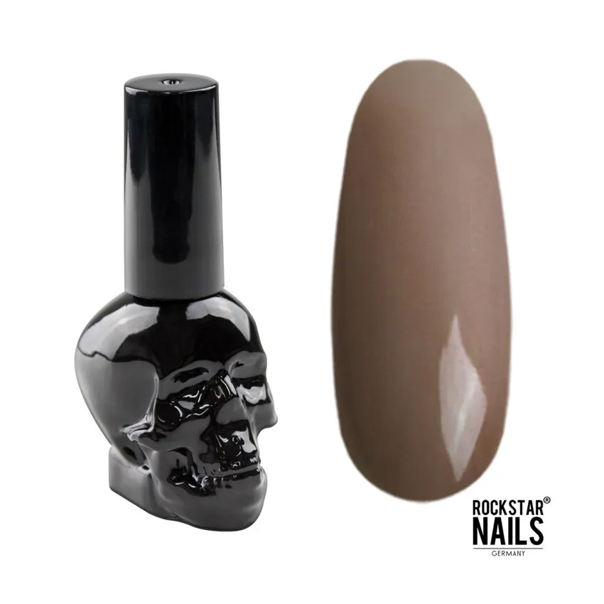 SKULL BLACK UV Gellack Dunkles Nude Braun 88267