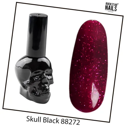 SKULL BLACK - Glimmer Rot 88272