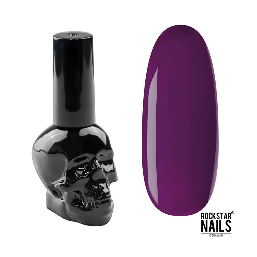 SKULL BLACK - Mittleres Orchidee Lila 88279