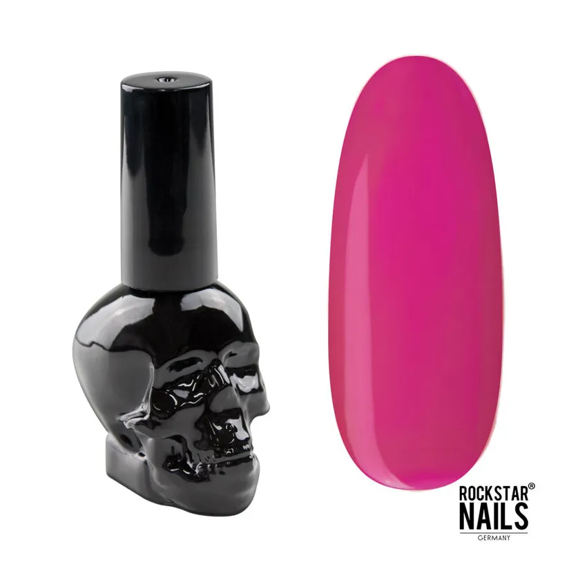 SKULL BLACK - Neon Tief Rosa 88290
