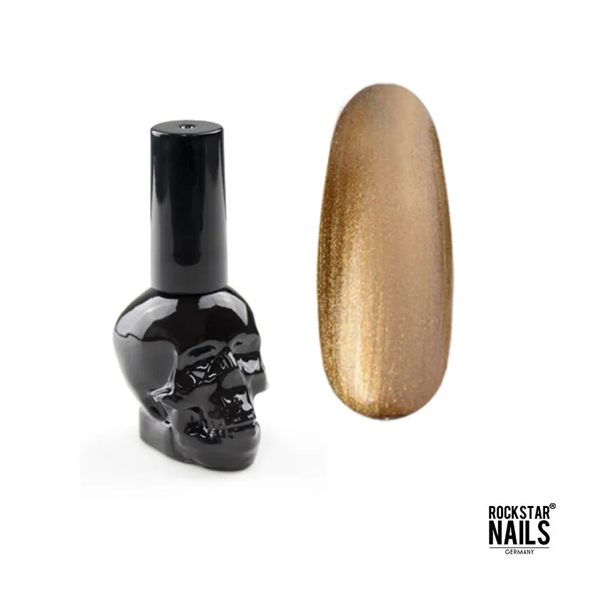 SKULL CLEAR  glitter gold braun 14 ml 89027