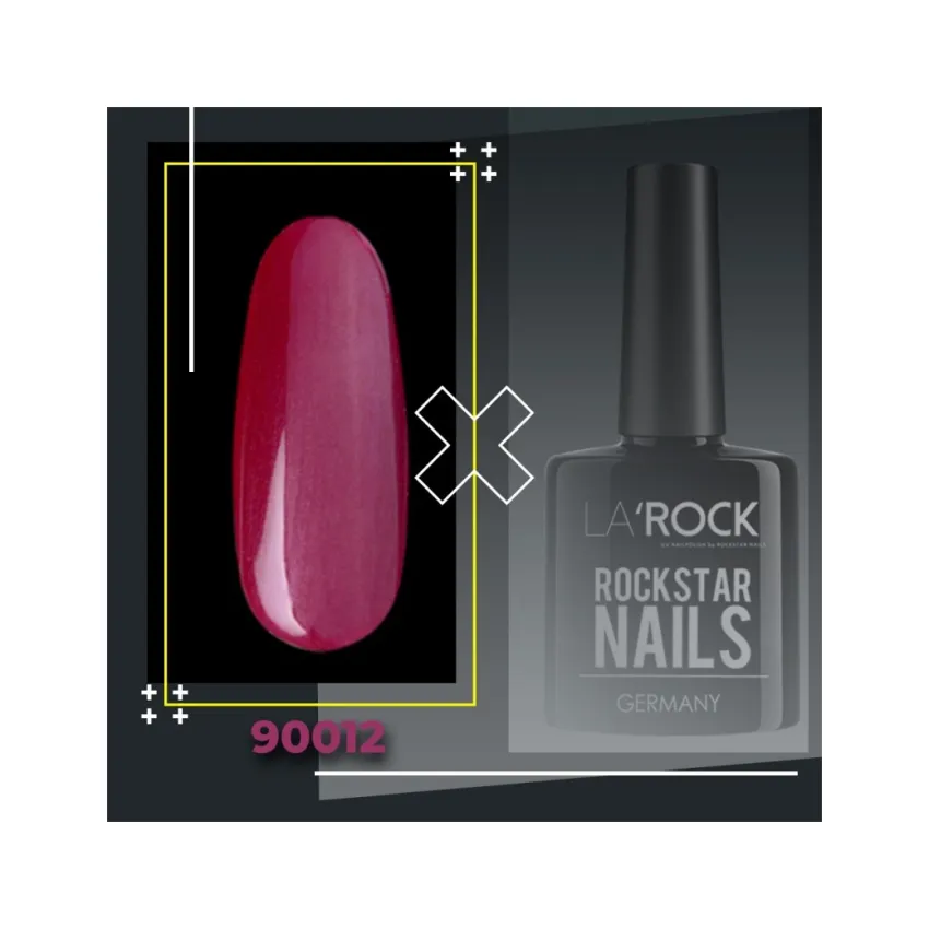 GELLACK metallic bordeaux rot 7,5 ml 90012