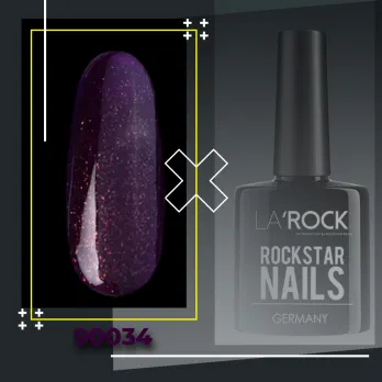 GELLACK glitter pflaumen lila 7,5 ml 90034