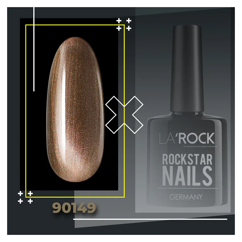 GELLACK metallic grau braun 7,5 ml 90149