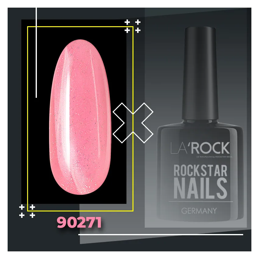 GELLACK Leichtes Multiglitter Rosa 7,5 ml 90271