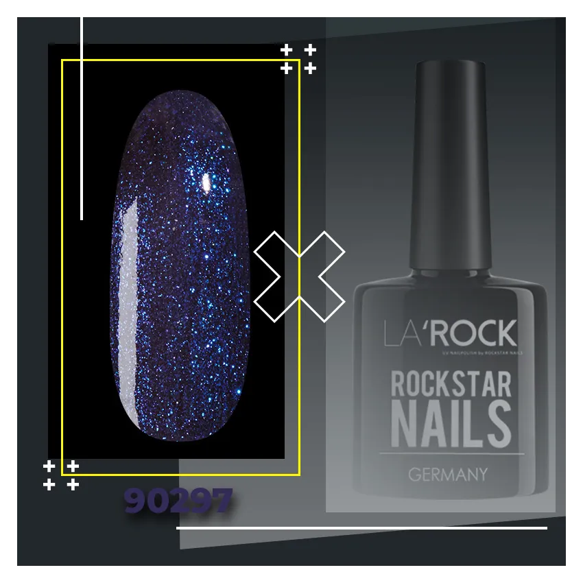 GELLACK glitter blau 7,5 ml 90297