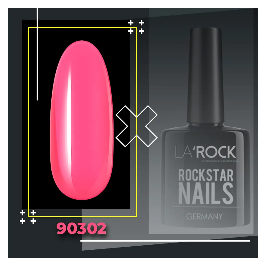 GELLACK neon koral pink 7,5 ml 90302