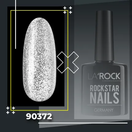 GELLACK glitter silber 7,5 ml 90372