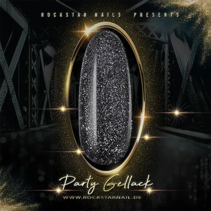 Party Gellack - grau blau 91103