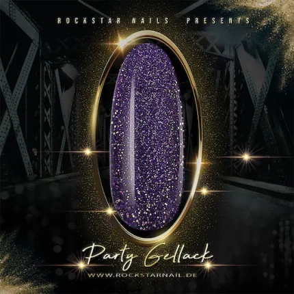 Party Gellack - lila 91107