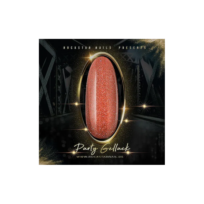 Party Gellack - klassisch rot 91114