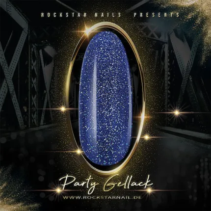 Party Gellack - blau 91124
