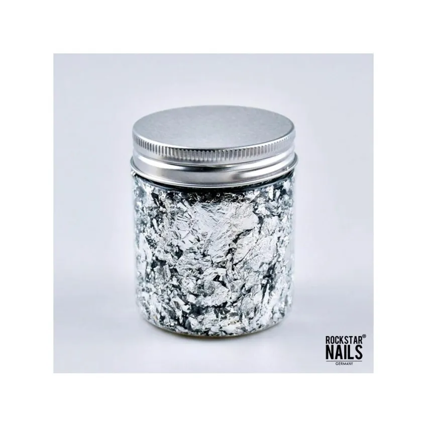 Nail Art Folie SILBER 95724