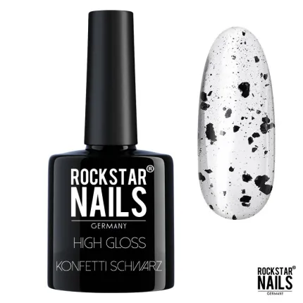 Gloss - Konfetti schwarz 99015