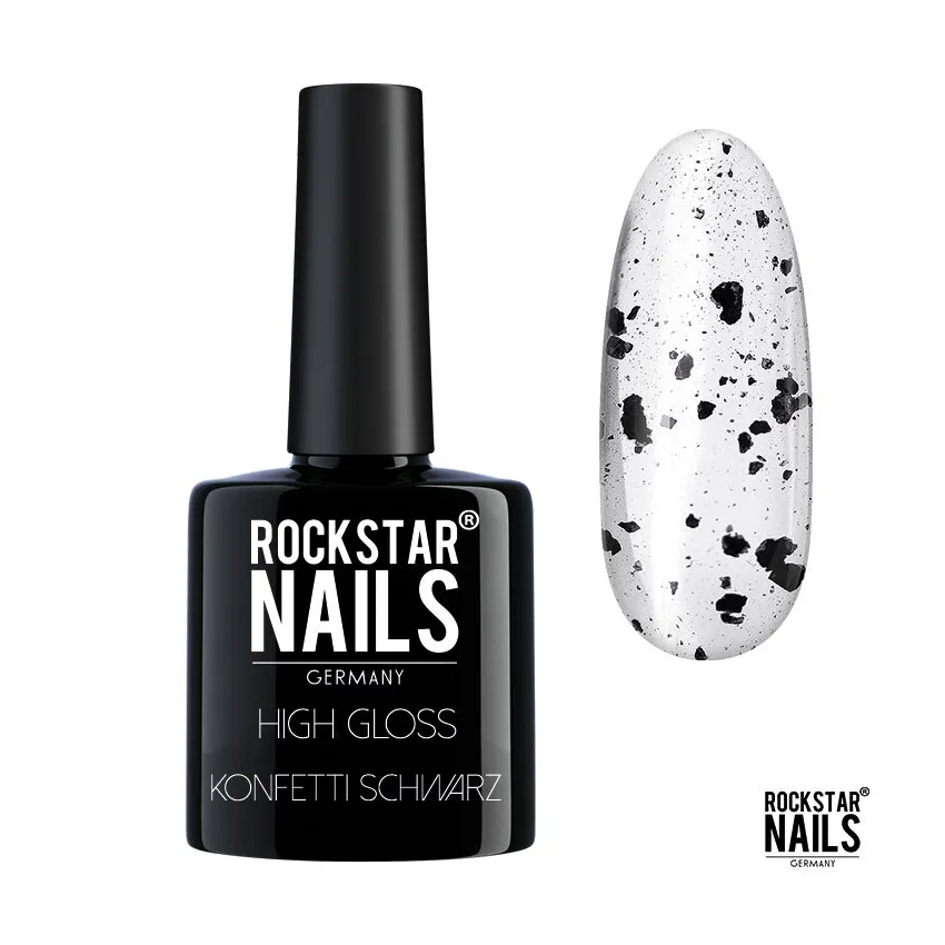 Gloss - Konfetti schwarz 99015