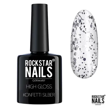 Gloss - Konfetti silber 99017