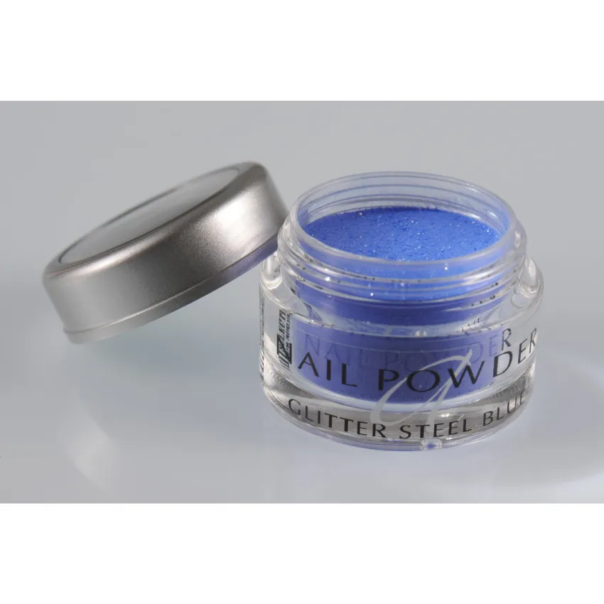 Colour-Acryl – Glitter stahlblau  5 g