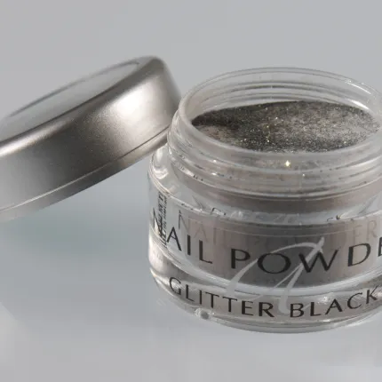 Colour-Acryl – Glitter schwarz  5 g