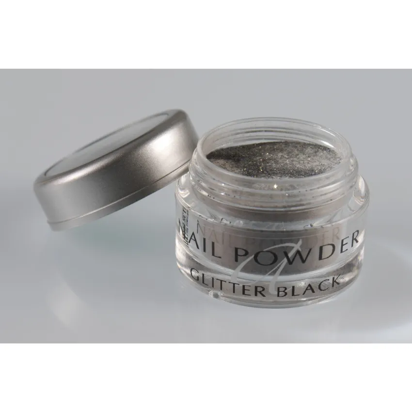 Colour-Acryl – Glitter schwarz  5 g