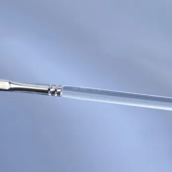 Gel-Pinsel flach, mit transp. Stiel